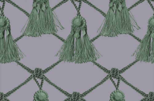 Tapeta frędzle Rebel Walls R18560 Tassels Purple Dreams Pops