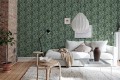 Tapeta rośliny i ptaki Rebel Walls R18563 Birds of Paradise Lush Green Pops