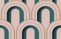 Tapeta łuki Rebel Walls R18566 Arch Deco Bijou Pink Pops