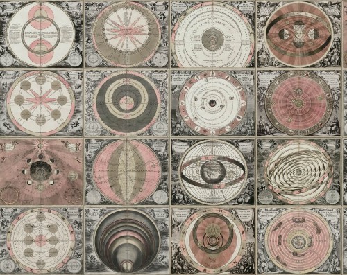 Tapeta układ słoneczny Rebel Walls R18576 Tiny Solar System Andromeda Pops