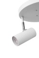 Lampa sufitowa ryflowane tuby Hubble 3 White 463308 Globen