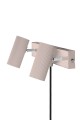 Kinkiet beżowy ryflowany Hubble 2 Beige 483202 Globen