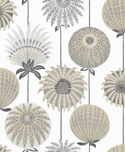 Tapeta kwiaty balony Khroma HAP202 BALLOON SAND Be Happy