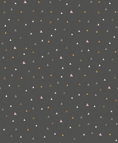 Tapeta trójkąty Khroma HAP804 SPOTS AMBER Be Happy