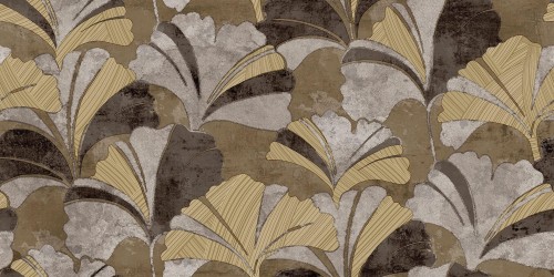 Tapeta liście miłorzębu japońskiego Cristiana Masi 49324 Moderna szer. 106cm