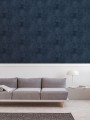 Tapeta przecierana granatowa Decoprint EE22506 Plain Clouds Essentials