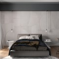 Tapeta geometryczna beton Inkiostro Bianco CENTURY INKLEDE2202 Light And Shadows
