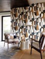Tapeta geometryczna retro Casamance Assemblage 75460100 L'Atelier