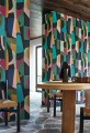 Tapeta geometryczna retro Casamance Assemblage 75460100 L'Atelier