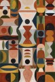 Mural geometryczny retro Casamance Modelage 75564078 L'Atelier