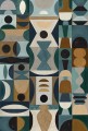 Mural geometryczny retro Casamance Modelage 75564282 L'Atelier
