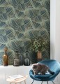 Tapeta roślinna Casadeco MEDI87426812 Pampelonne Mediterranee