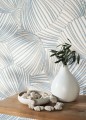 Tapeta roślinna Casadeco MEDI87427089 Pampelonne Mediterranee