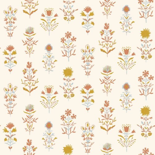 Tapeta kwiaty retro Caselio BOM103173211 Charmes Boheme