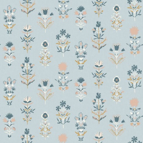 Tapeta kwiaty retro Caselio BOM103176355 Charmes Boheme