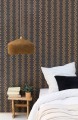 Tapeta liście i pasy Caselio BOM103182877 Esperance Boheme