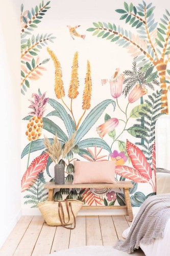 Mural roślinny Caselio BOM103207603 M Ritournelle Boheme