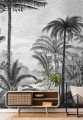 Mural tropikalny krajobraz z palmami Esta 158952 Paradise