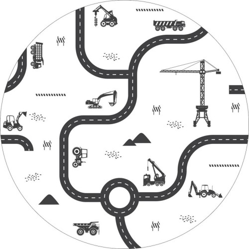 Naklejka pojazdy Esta 159067 Forest Friends śr. 70cm