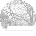 Naklejka ze zwierzętami leśnymi Esta 159070 Forest Friends śr. 70cm
