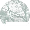 Naklejka ze zwierzętami leśnymi Esta 159071 Forest Friends śr. 70cm