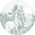 Naklejka dżungla Esta 159076 Forest Friends śr. 70cm