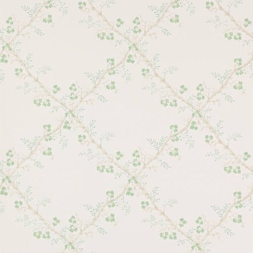 Tapeta roślinna kratownica Colefax and Fowler W7008-01 Trefoil Trellis Small Design Wallpapers II