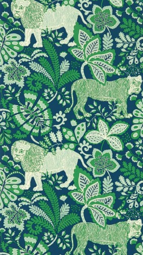 Tapeta dżungla Scion 112806 Rumble in the Jungle Garden of Eden