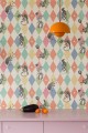 Tapeta cyrk Rebel Walls R18041 Circus Corner Rainbow Dreamland