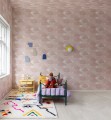 Tapeta chmurki Rebel Walls R18141 Happy Clouds Pink Dreamland