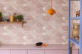 Tapeta chmurki Rebel Walls R18141 Happy Clouds Pink Dreamland