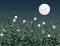 Fototapeta botaniczna z księżycem Rebel Walls R18191 Pixie Night Dreamland