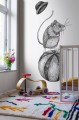 Fototapeta mysz cyrkowa Rebel Walls R18201 Circus Animal Maximus Dreamland