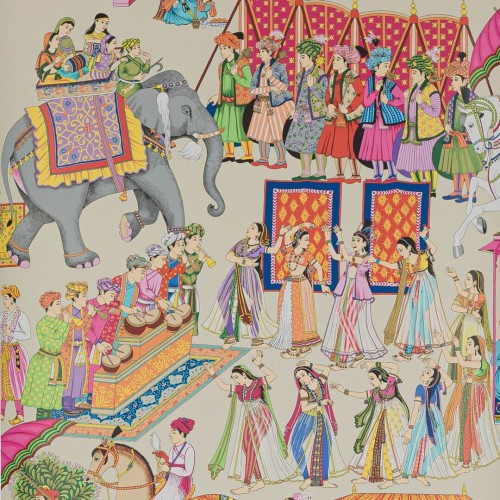 Tapeta indyjskie scenki Manuel Canovas 03107-01 Kalinda Papier Peints vol.8