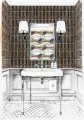 Tapeta kolumny Zoffany ZPLW312969 Columns Palladio