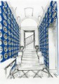 Tapeta medaliony Zoffany ZPLW312975 Medallion Palladio
