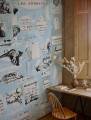Tapeta zwierzęta z papieru Wall&Deco WDLA2201 Les Animaux en Papier Contemporary 2022