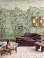 Tapeta botaniczny krajobraz Wall&Deco WDNA2202 Naif Contemporary 2022