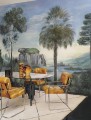 Tapeta egzotyczny krajobraz Wall&Deco WDPE2201 Perugino Contemporary 2022