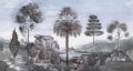 Tapeta egzotyczny krajobraz Wall&Deco WDPE2202 Perugino Contemporary 2022