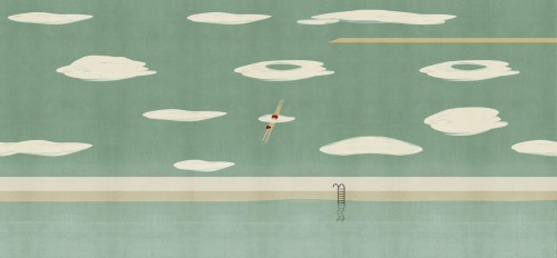 Tapeta pływak Wall&Deco WDTD2202 The Dip Contemporary 2022