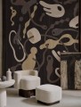 Tapeta drewniane kształty Wall&Deco WDOR2202 Organic Contemporary 2022