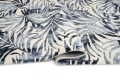 Dywan Liście BOTANICA Blue Handmade Collection Carpet Decor Fargotex