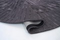Dywan Okrągły Ciemnoszary RADIUS Dark Gray Handmade Collection Carpet Decor Fargotex