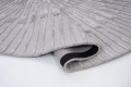 Dywan Okrągły Szary RADIUS Gray Handmade Collection Carpet Decor Fargotex