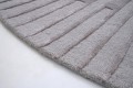 Dywan Okrągły Szary RADIUS Gray Handmade Collection Carpet Decor Fargotex