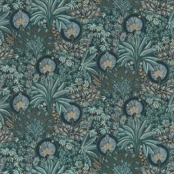 Tapeta orientalna roślinność Casamance 75391120 Persee Nuit D'orient