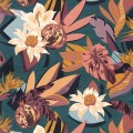 Tapeta kwiaty i owoce Casamance 75531630 Salvador Aventura