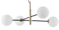 Lampa wisząca nowoczesna MODERN NEW YORK 4 mleczne kule złota le41769 Vitra Plato