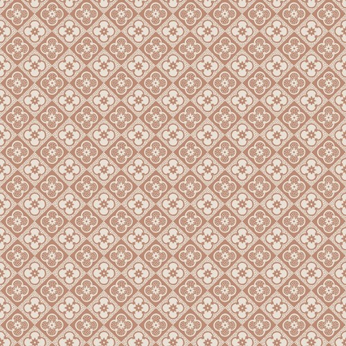 Tapeta jak płytki Sandberg S10151 Lyckan Copper Huset i Solen